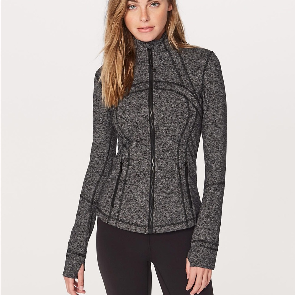 Lululemon Define Jacket Zip Up Grey Sz 12